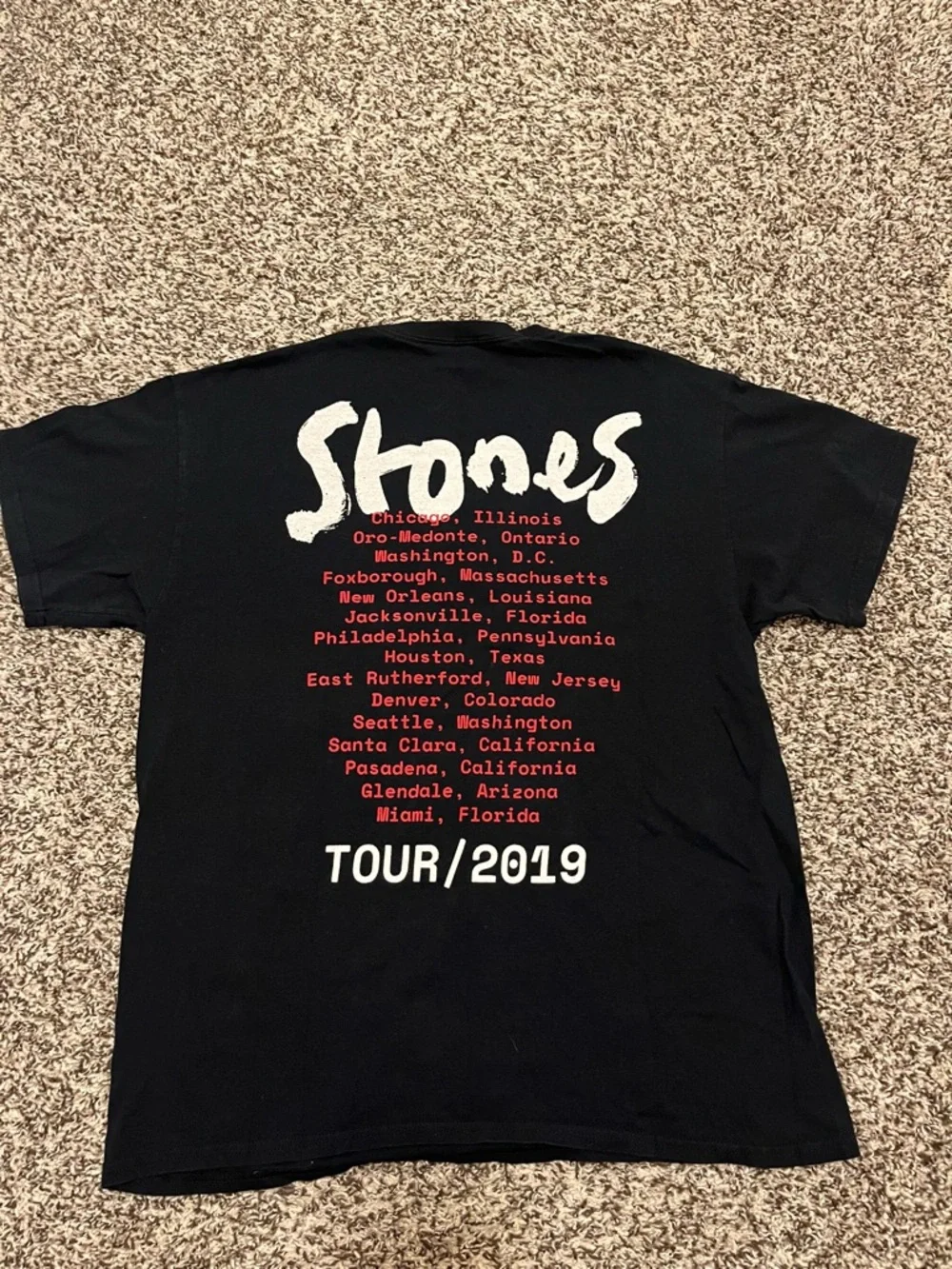 Rolling Stones 2019 Tour Shirt - Picture 4 of 4